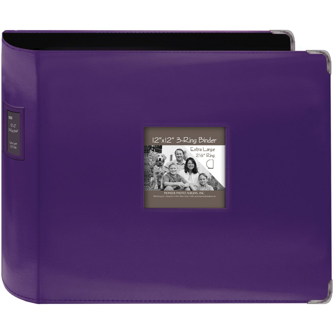 Pioneer, 12x12 3-Ring Album, Bright Purple Sewn