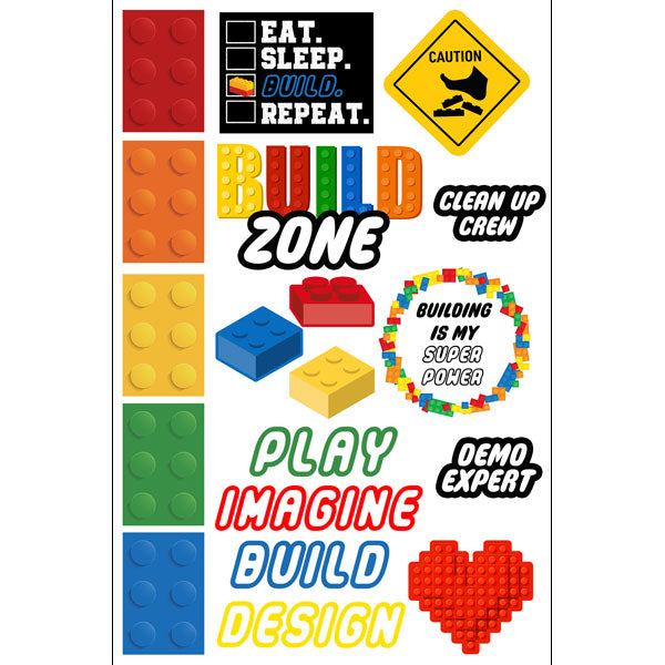 Scrapbook Customs, Building Block Embellishments