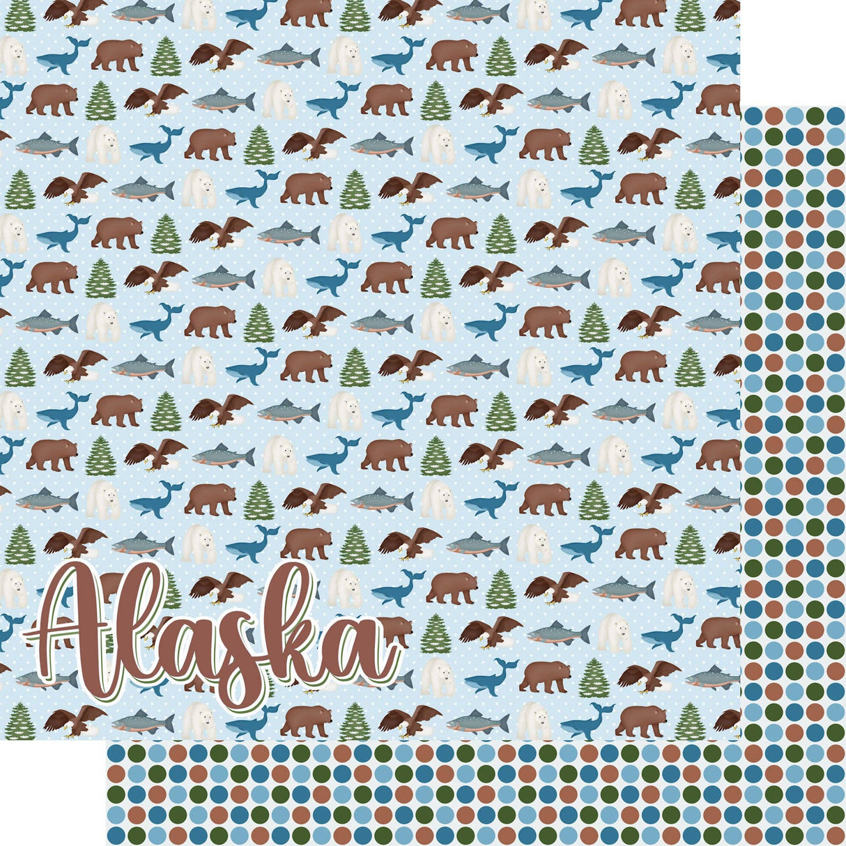 SSC Designs, Alaska 12 x 12 Double-Sided Scrapbook Paper