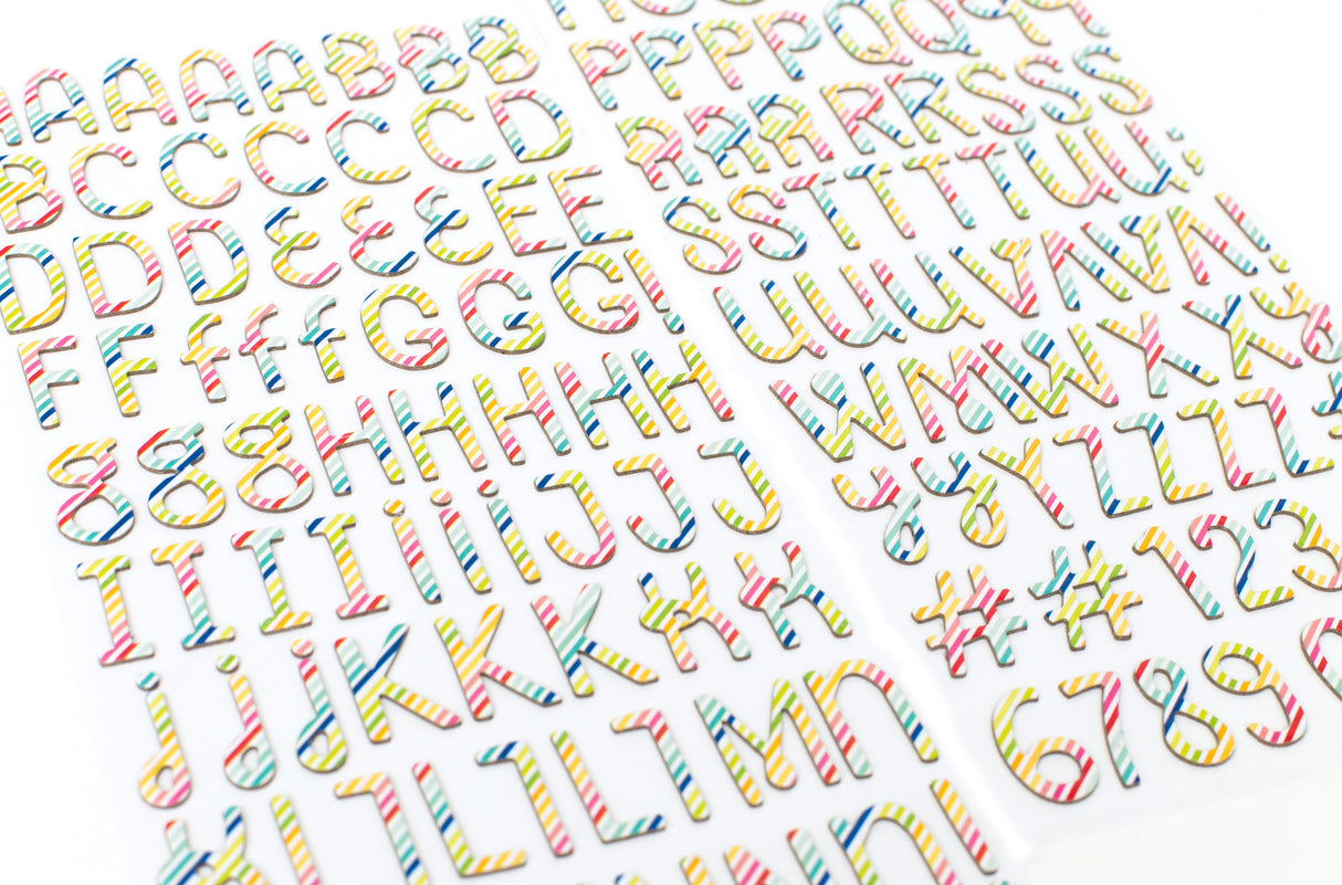 American Crafts, Thickers, Prismatic - Fun in the Sun