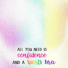 Scrapbook Customs, Confidence, Neon Quote