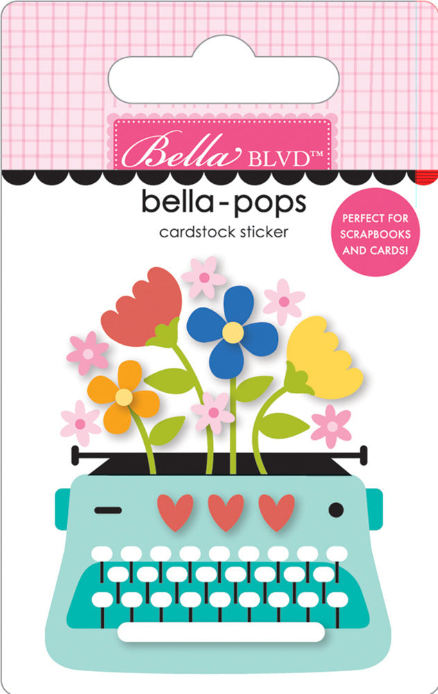 Bella Blvd, 3D Cardstock Sticker, Here's the Story
