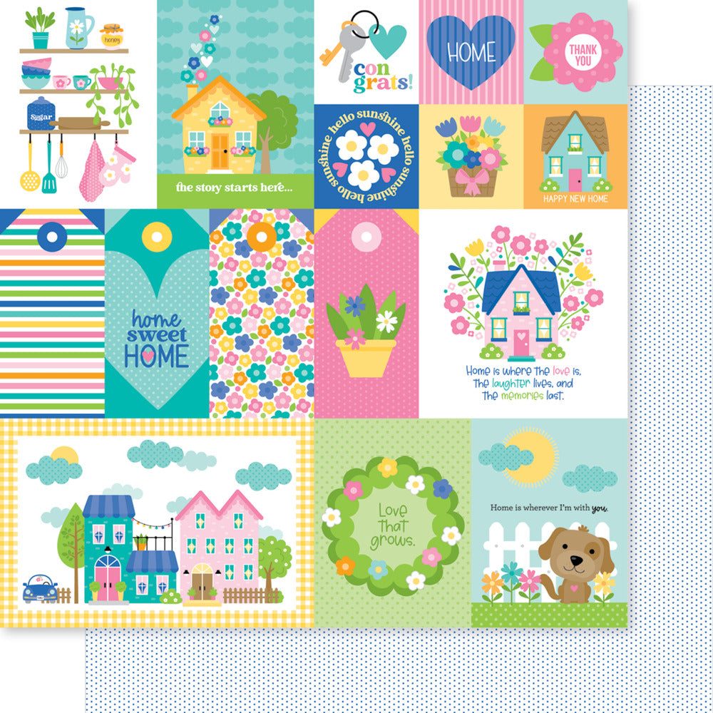 Bella Blvd, 12X12 Patterned Paper, Love Grows Here - Love Grows Here Daily Details
