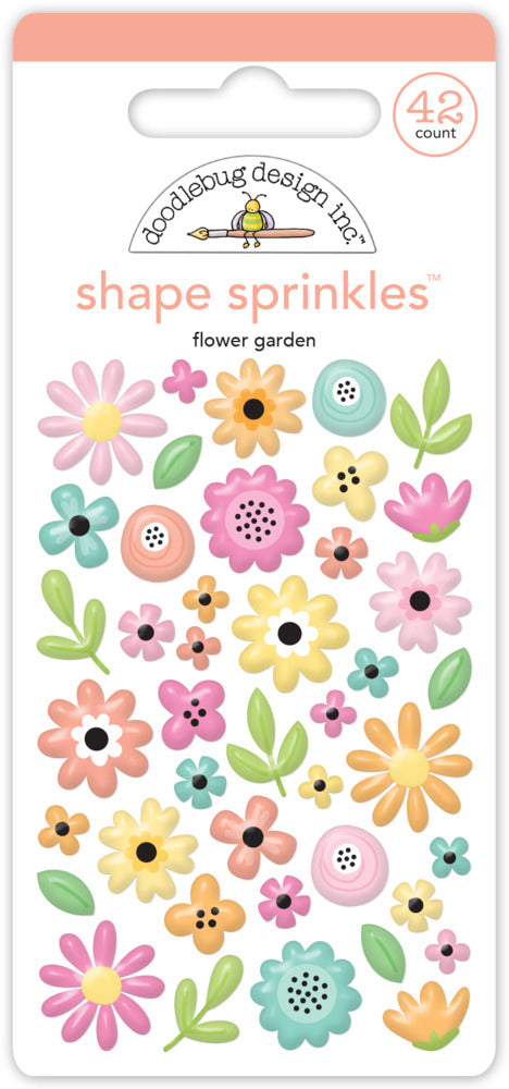 Doodlebug, Shape Sprinkles, Flower Garden
