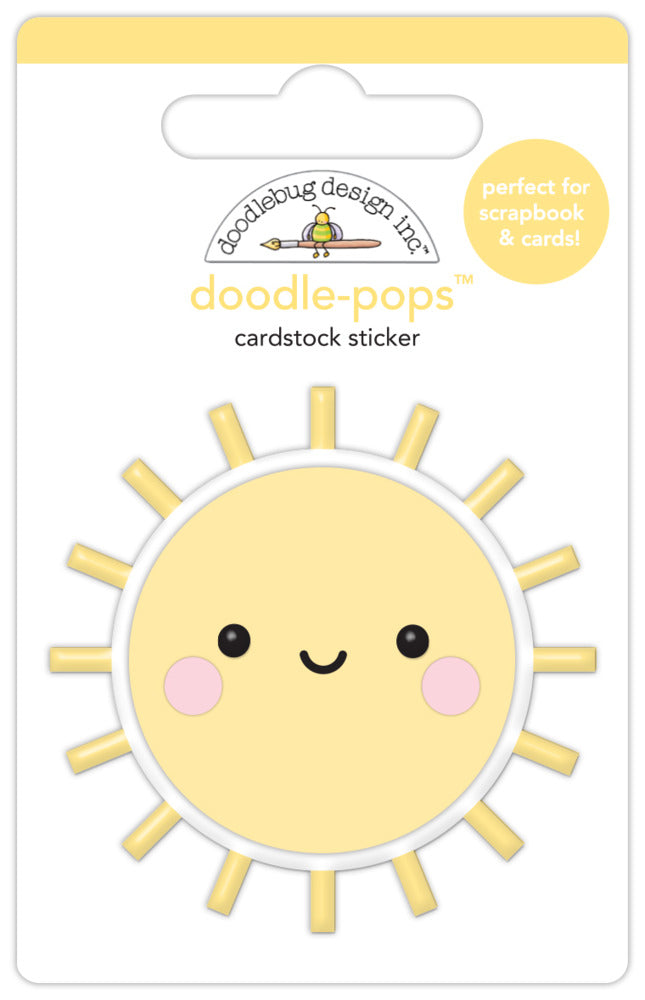 Doodle-pops 3D Cardstock Sticker, Good Day Sunshine