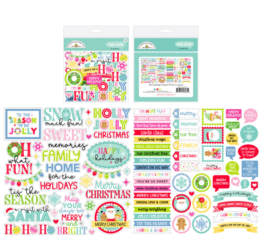Doodlebug Design, Chit Chat, Oh What Fun