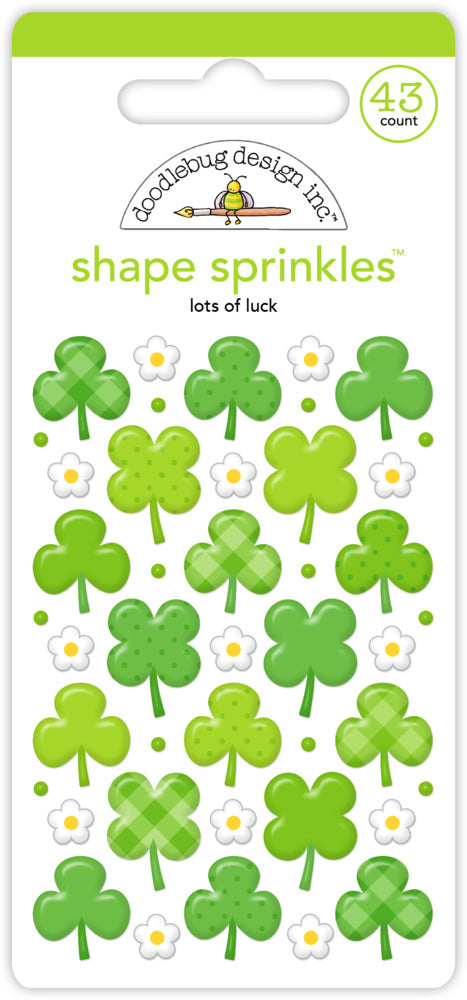 Doodlebug, Lucky Me, Lots of Luck Enamel Dots