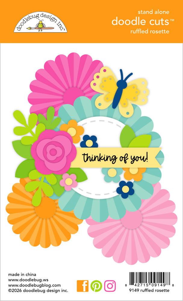 Doodlebug, Die, Ruffled Rosette Pre-order