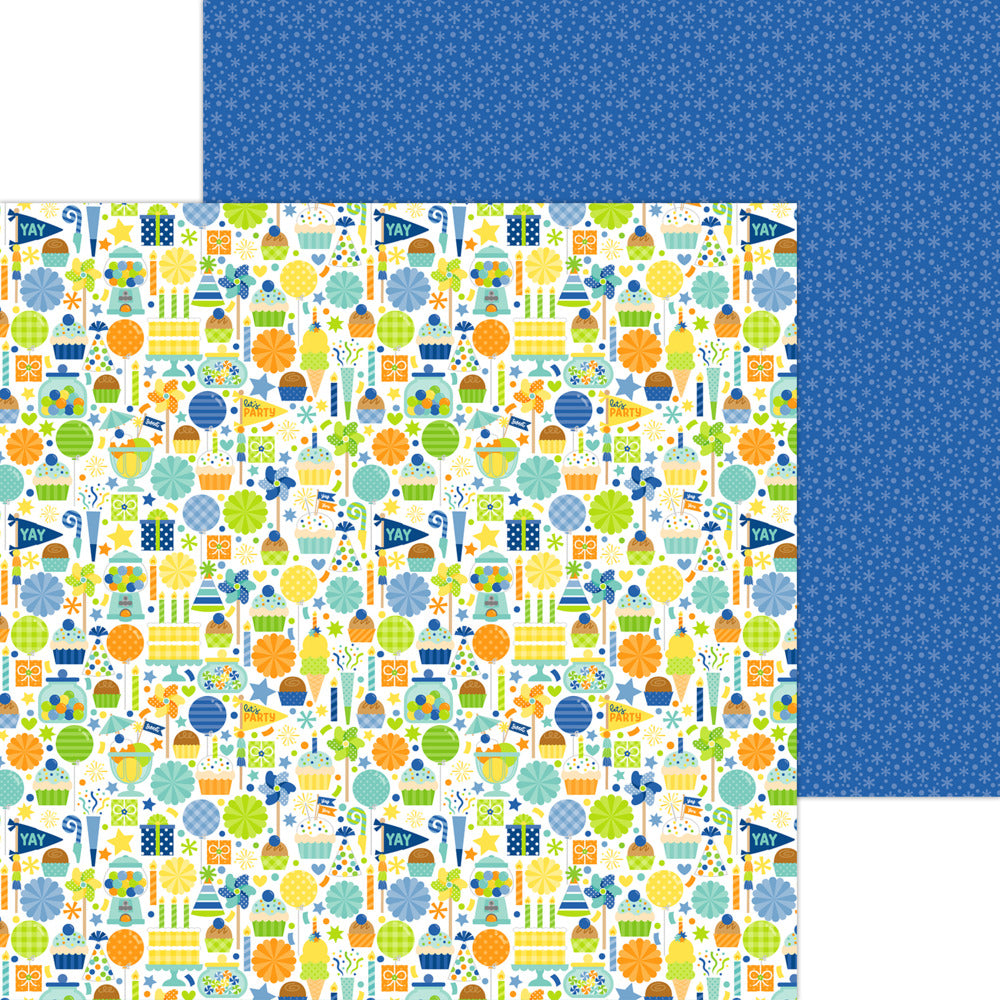 Doodlebug, 12X12 Patterned Paper, Balloons & Banners