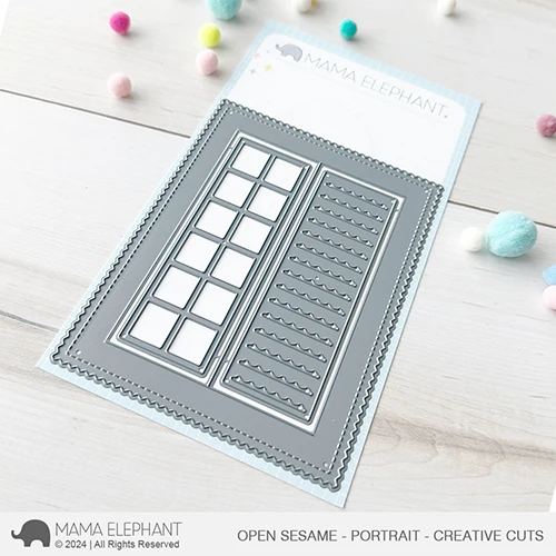 Mama Elephant, Portrait Open Sesame Die Cut