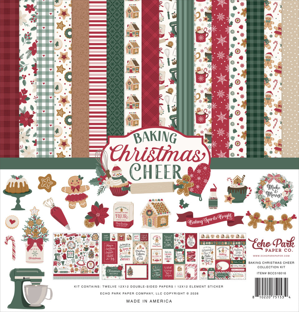 Echo Park, 12X12 Collection Kit, Baking Christmas Cheer