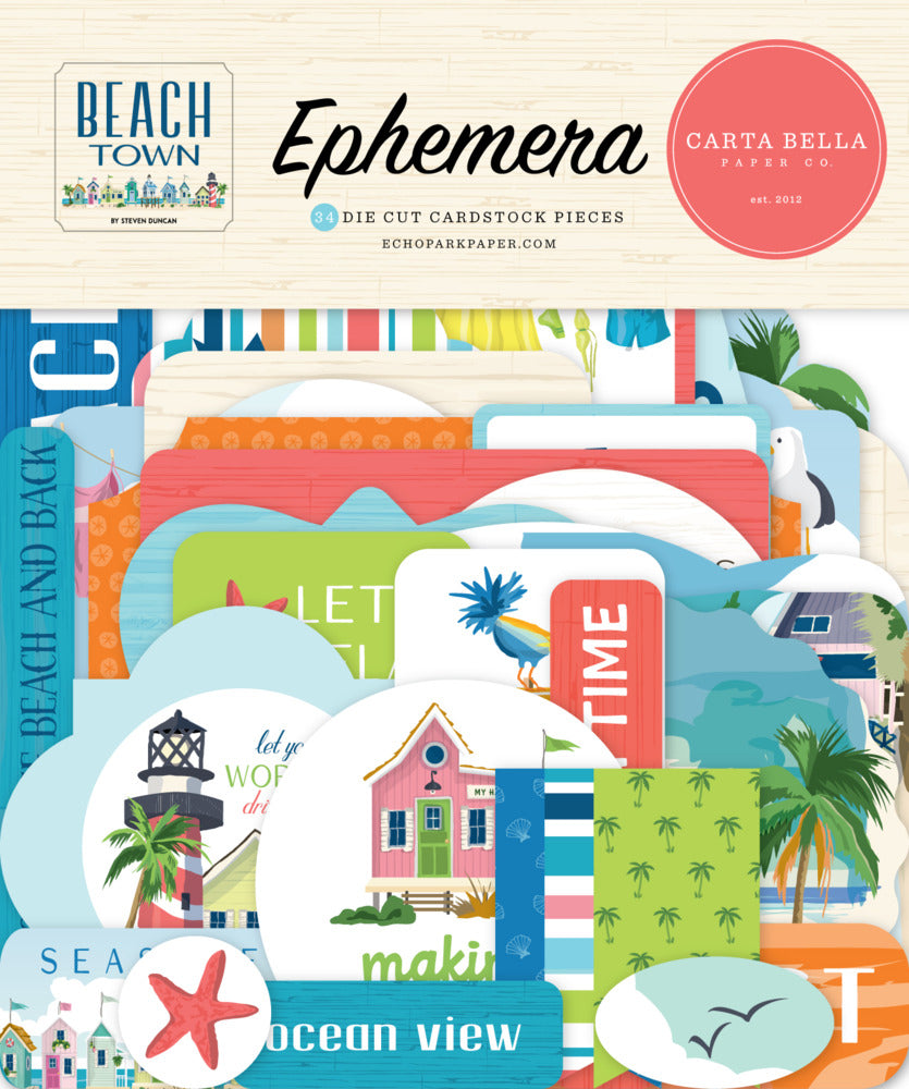 Carta Bella; Beach Town; Ephemera