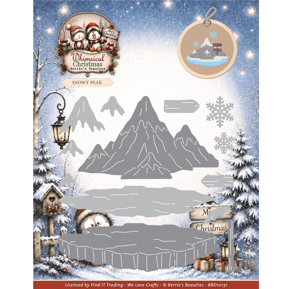 Find it, Berries Beauties Die, Whimsical Christmas - Snowy Peak Pre-order