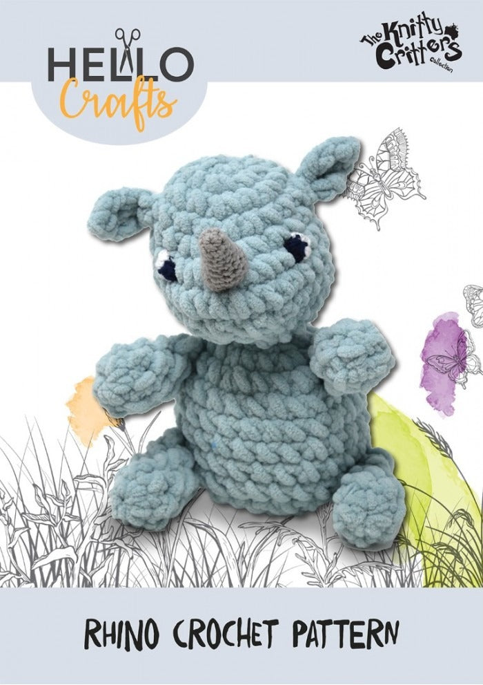 Find It, Hello Crafts Crochet Kit, Rhino Pre-order