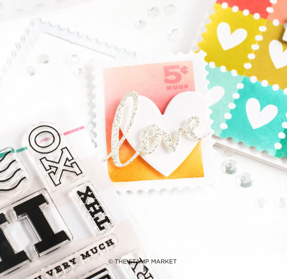 The Stamp Market, Postage Stamp Die Cut