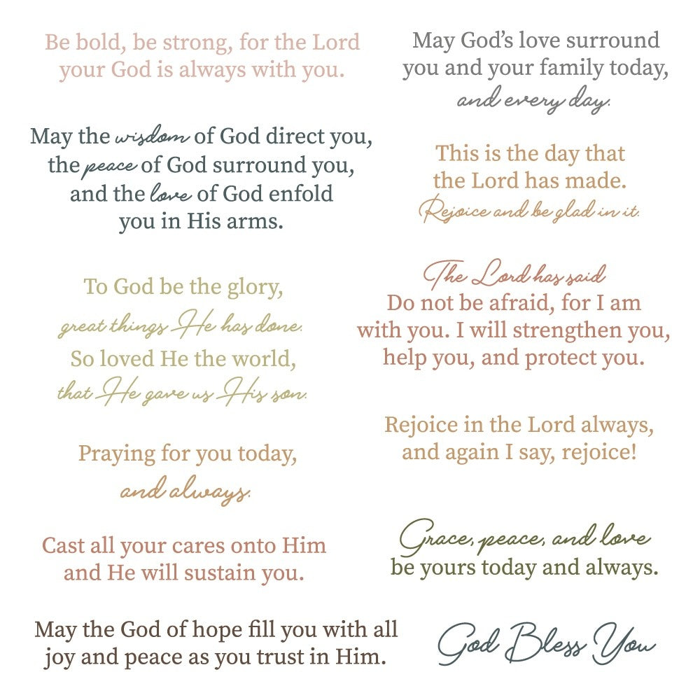 Honey Bee, Clear Stamp, Inside Sentiments: God's Love Pre-order
