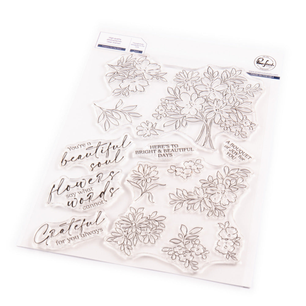 Pink Fresh Studio, Flowers for the Soul, Stamp,