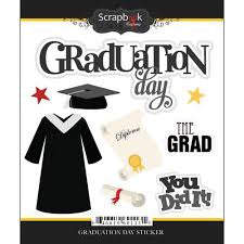 Scrapbook Customs, Graduation Day Stickers