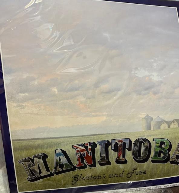 Scrapbook Customs, Manitoba Vintage Paper