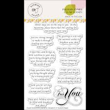 Sunbird Spark; Inside Sentiments Stamps