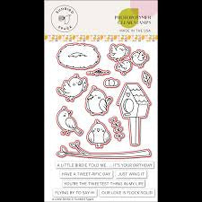 Sunbird Spark; A Little Birdie Stamp & Die SET