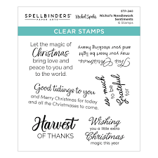 Spellbinders; Nichol Spohr; Nichol’s Needlework Sentiments