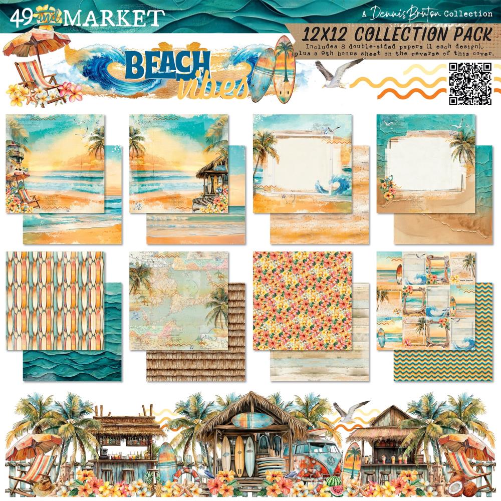 49th and Market, Beach Vibes 12 x 12 collection Pack