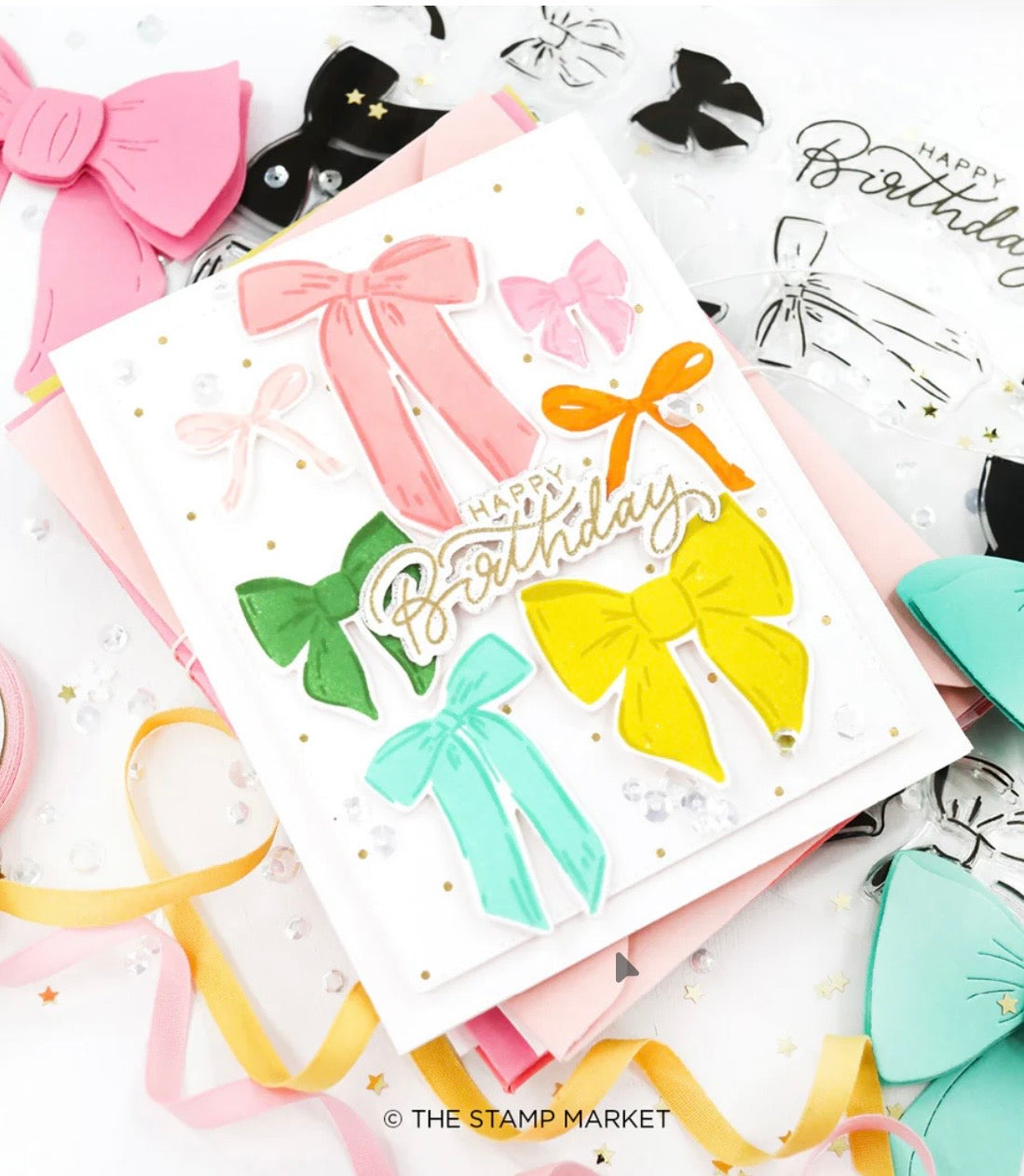 The Stamp Market, Beautiful Layering Bow Die Cut