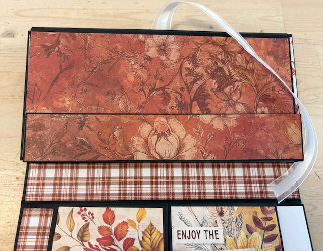 Virtual Kit: Autumn 4 1/4"x 8 1/2" Folio Class