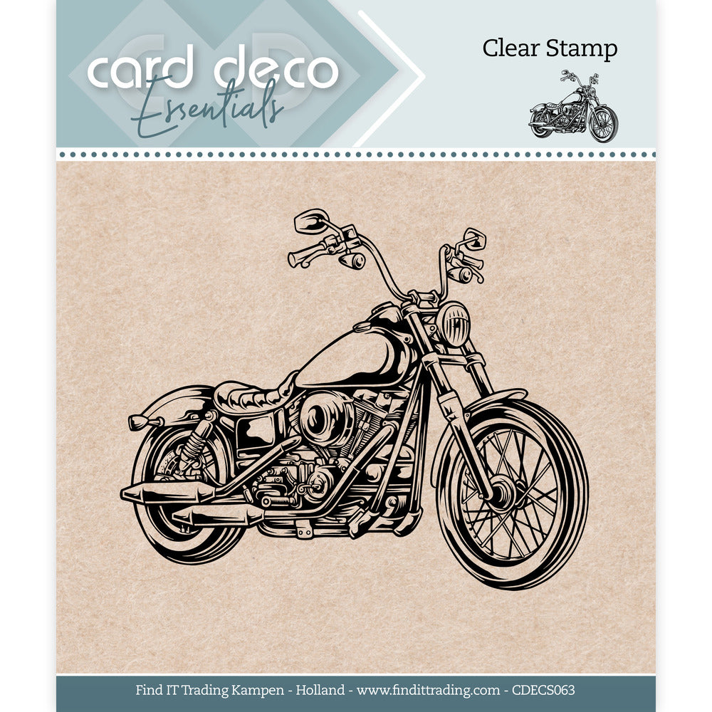 Card Deco Essentials, Motorcycle Stamp