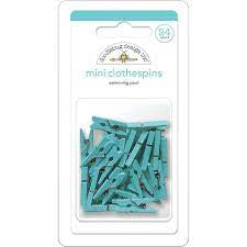 Doodlebug, Mini Clothespins, Swimming Pool