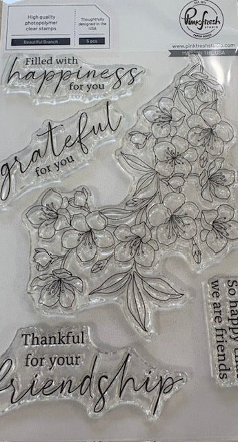 Pinkfresh Studio, Beautiful Branch Stamp