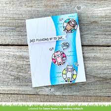 Lawn Fawn, Pool Party Stamp & Die Set