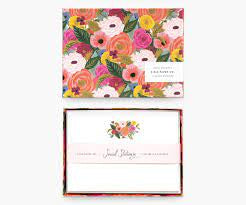 Rifle Paper Co. Social Stationary Boxed Set, Peonies