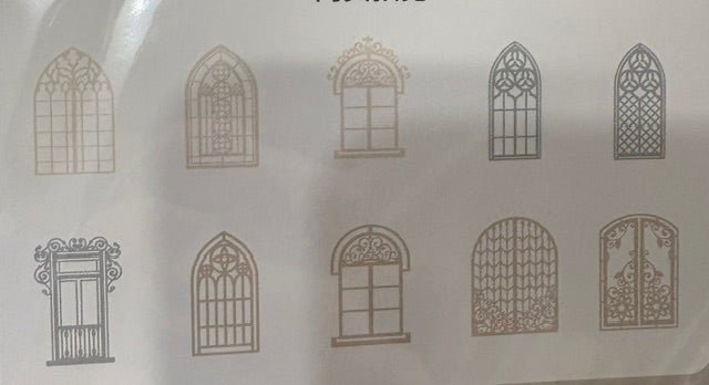 TSC, Light Cardboard Window Frames