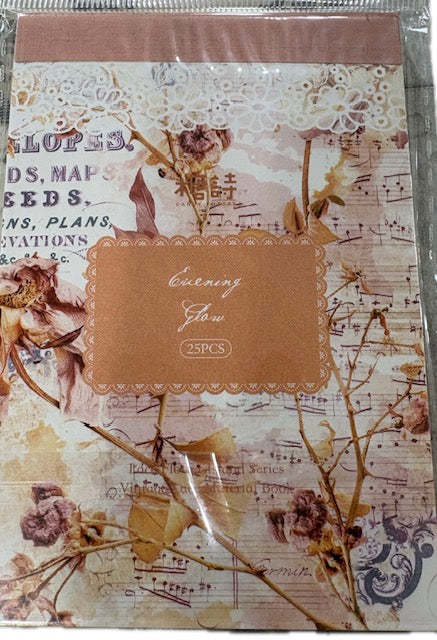 TSC, Junk Journals ATC Paper Kit -Coral