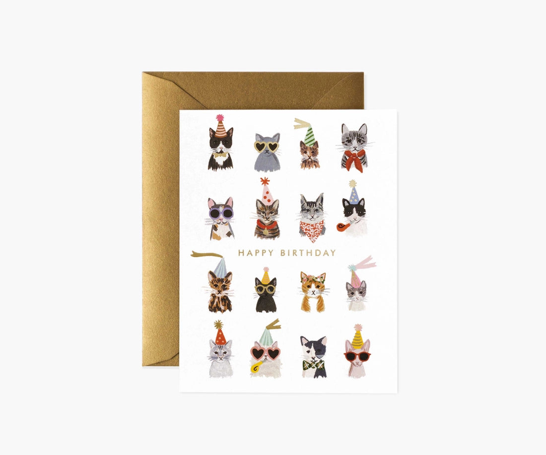 Rifle Paper Co. Blank Cards & Matching Envelope Cats