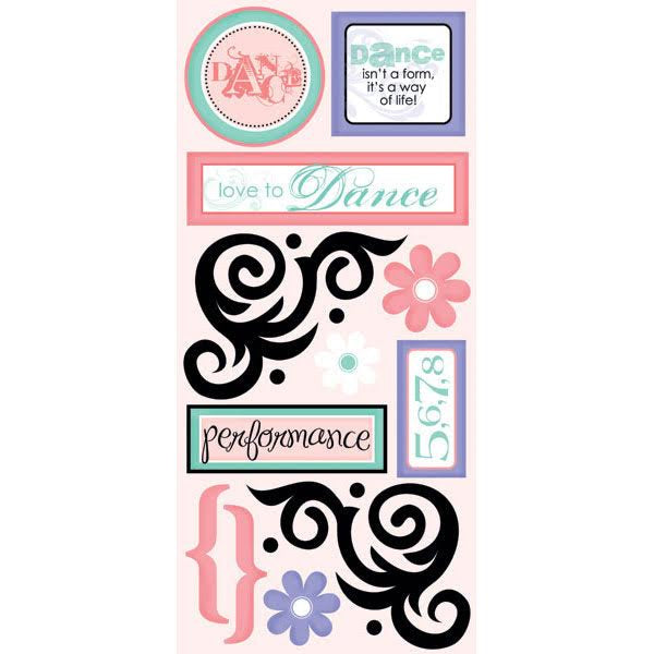 Scrapbook Customs, Dance Sticker