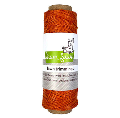 Lawn Fawn, Lawn Trimmings, Hemp Twine, Orange