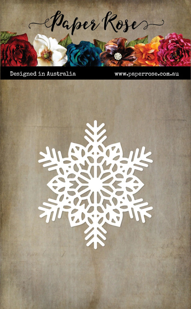 Paper Rose; Christmas Snowflake 2 Metal Die