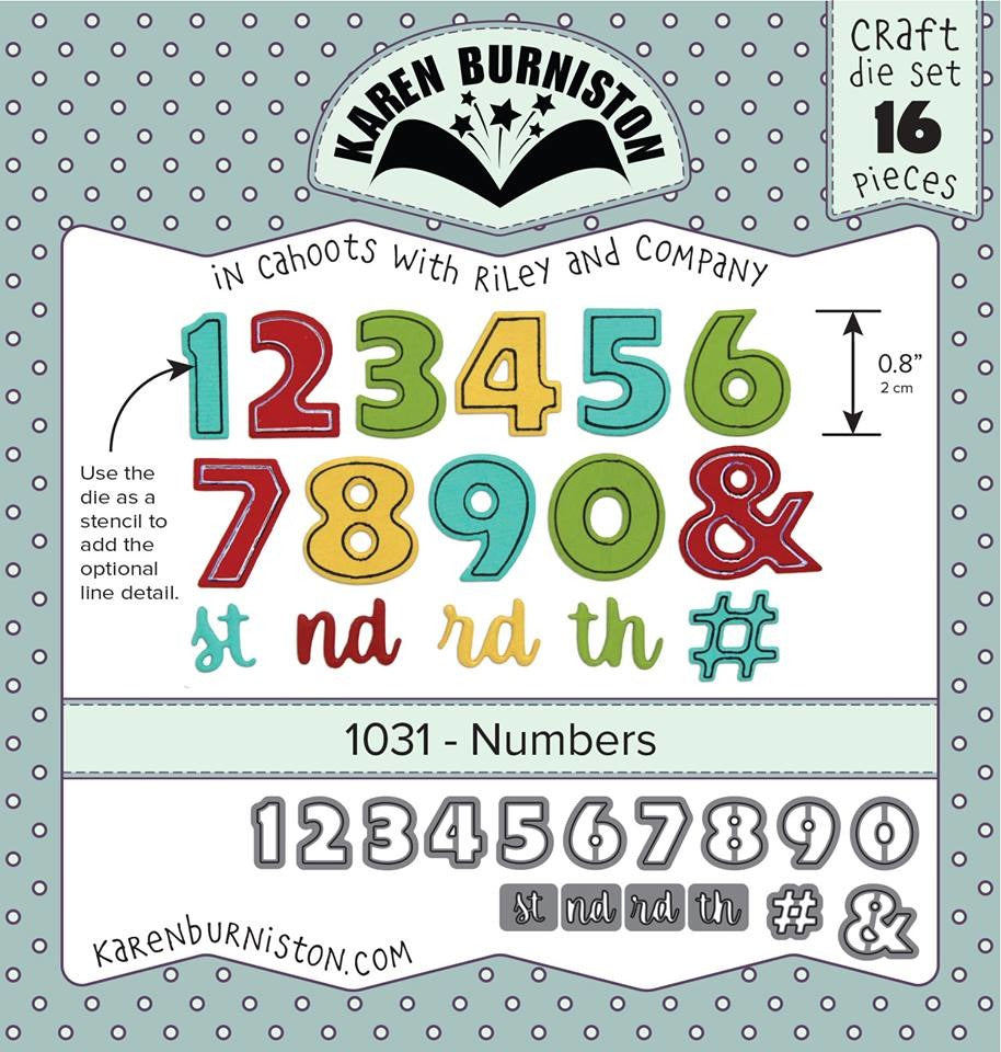 Karen Burniston, Die, Numbers
