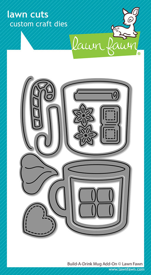 Lawn Fawn, Die, Build-A-Drink Mug Add-On