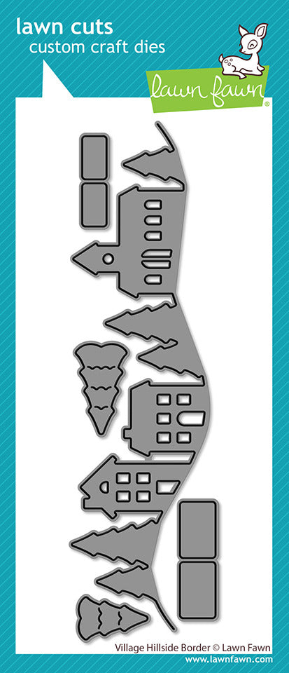 Lawn Fawn, Die, Village Hillside Border