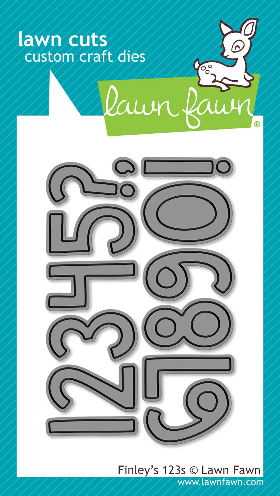 Lawn Fawn, Finley's 123's Die Cut
