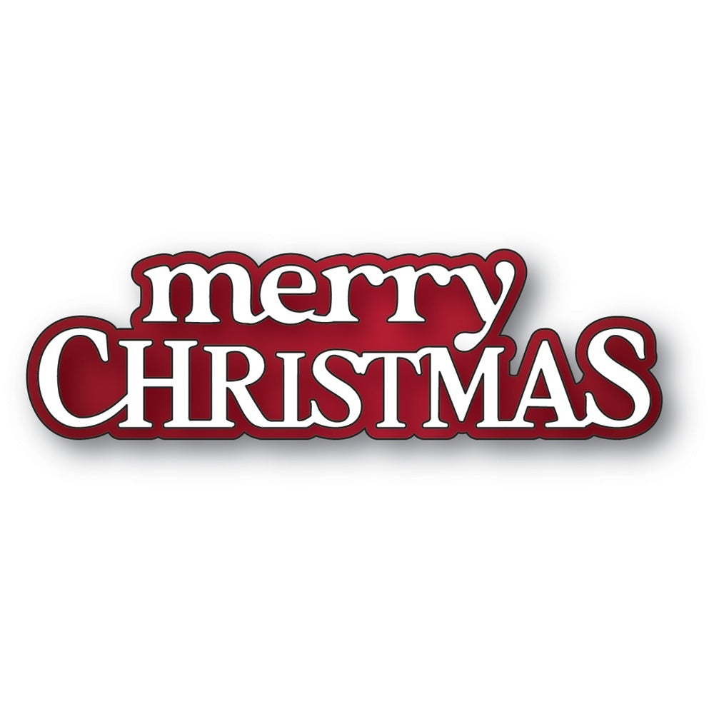 Memory Box, Dies, Merry Christmas Timeless Script
