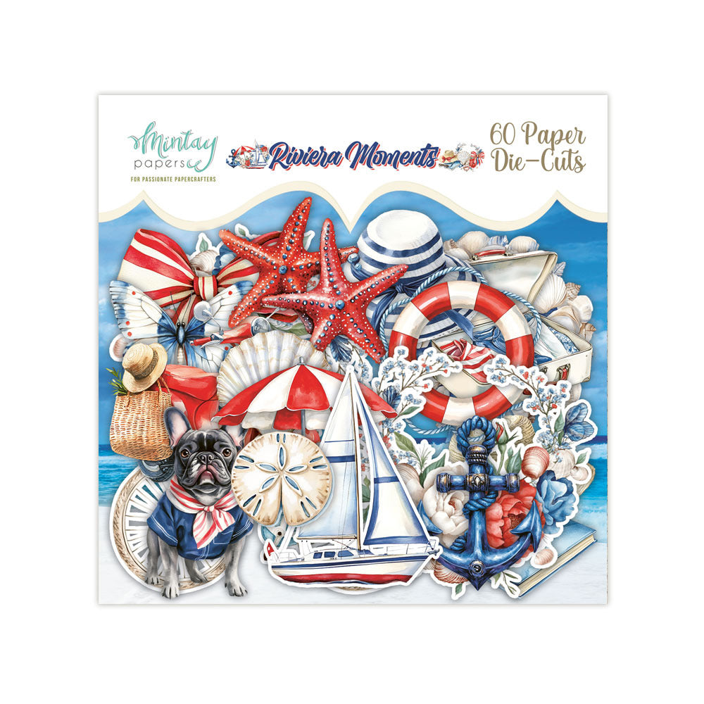 Mintay Paper, Paper Die Cuts, Riviera Moments (60pc)