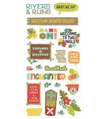 Simple Stories, Say Cheese, Adventure at the Park Foam Stickers