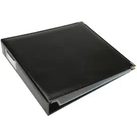 American Crafts, We R Makers, 12x12 Ring Binder, Black