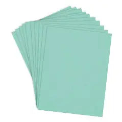 Spellbinders, ColorWheel Cardstock, Waterfall , 8.5x11, Pkg of 10 sheets