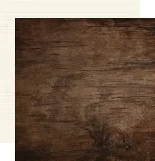 Simple Stories, Cardstock Walnut Cream ledger